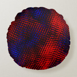 Riscos vermelhos Cruzados e fundo azul? Rund Kudde