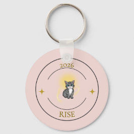 Rise 2026 Kitten Keychain Nyckelring