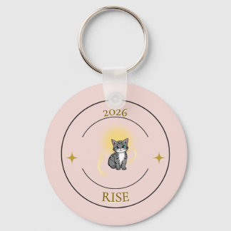 Rise 2026 Kitten Keychain Nyckelring
