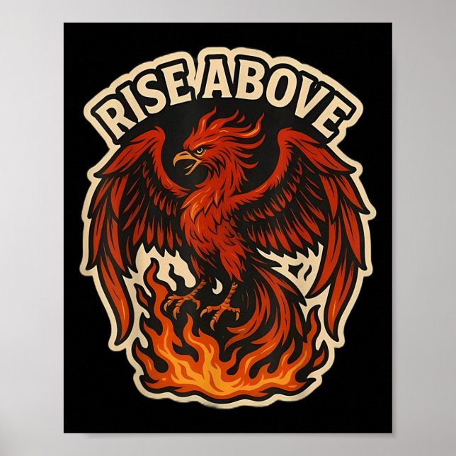 Rise Above Pcute Ss Cute Ssnix Rising From Ashes F Poster (Framsidan)