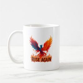 Rise Again Phoenix – Fire Rebirth Motivational Kaffemugg