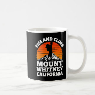 Rise and Climb Mount Whitney California Mountain C Kaffemugg