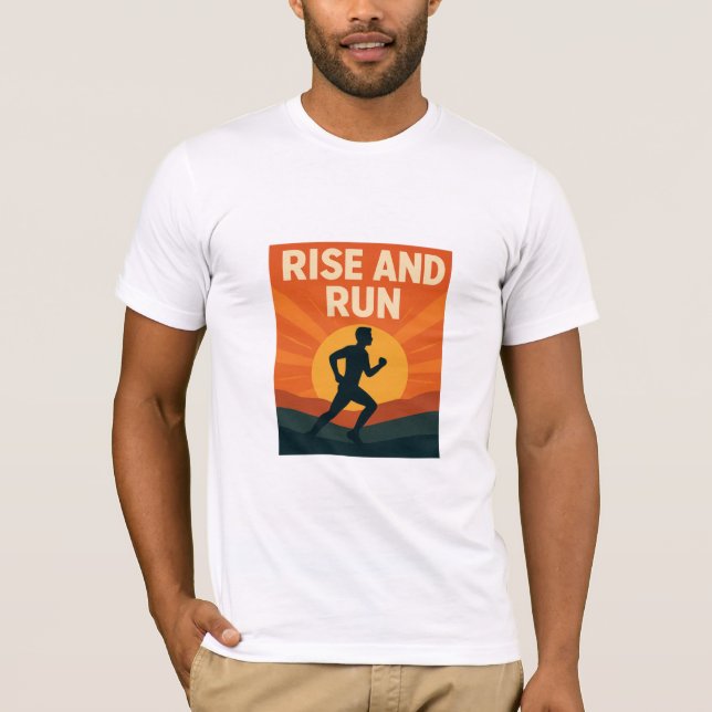 Rise and Run T Shirt (Framsida)