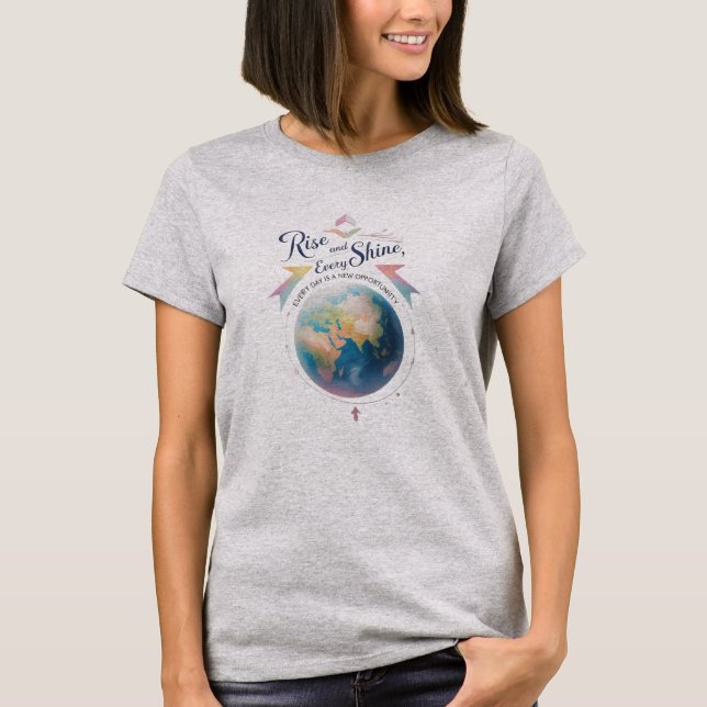 Rise and Shine Earth Tee  (Framsida)