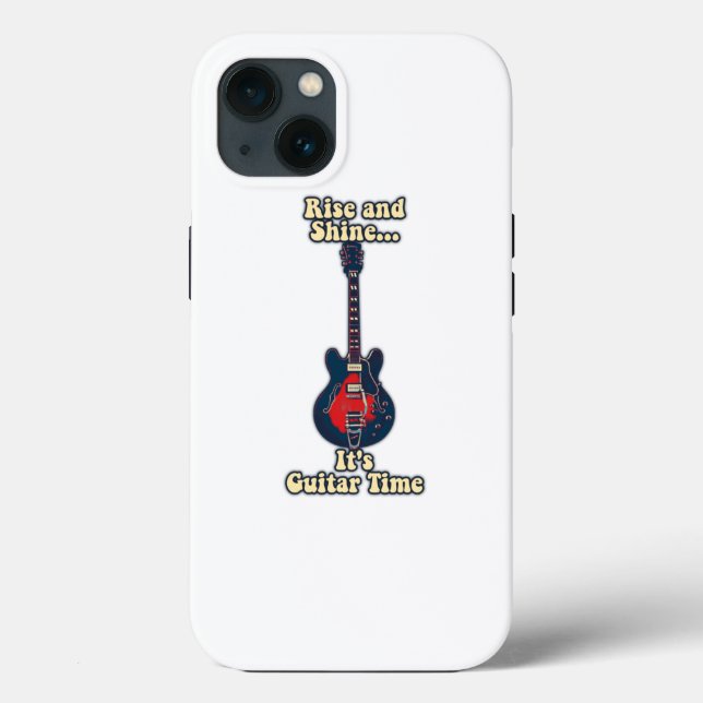 Rise and shine. it's guitar time. motivational (Baksida)