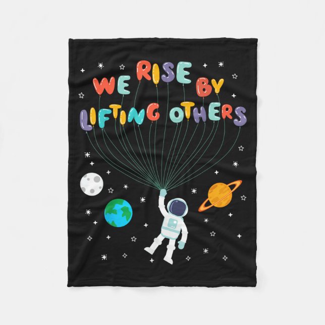 Rise Children Apparel Uni-kids Black Small We Rise Fleecefilt (Framsidan)