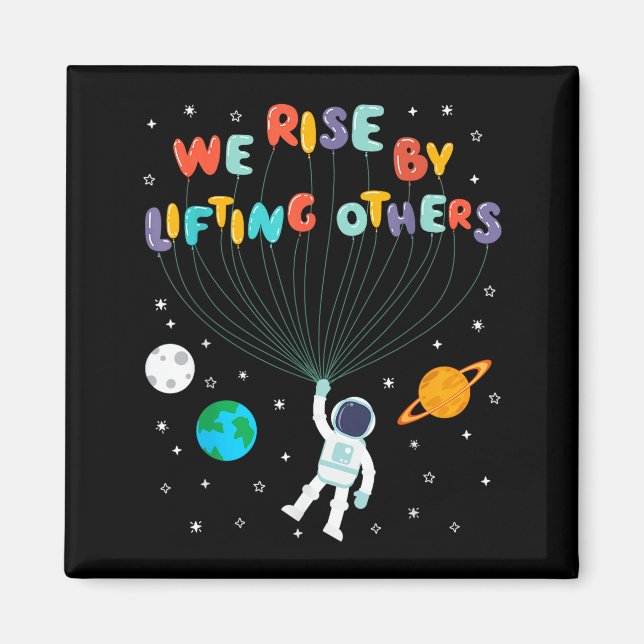 Rise Children Apparel Uni-kids Black Small We Rise Magnet (Framsidan)