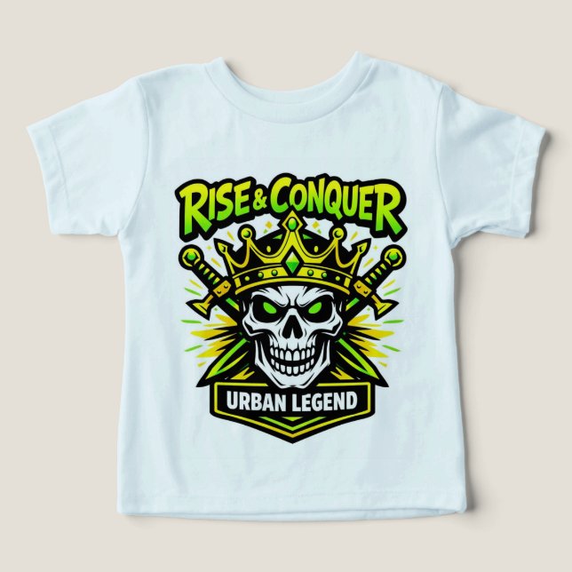 Rise & Conquer Urban Legend Tee 👑💀🔥 (Design Framsida)