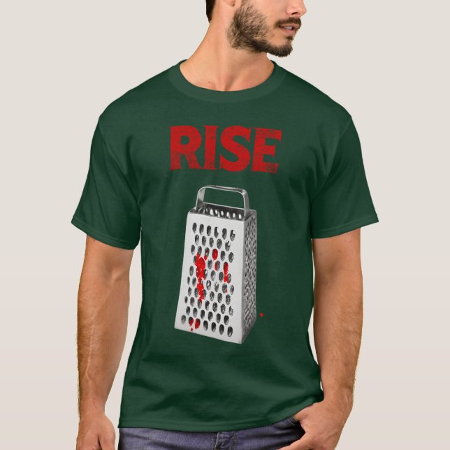 Rise Evil Dead Rise 2023 Movie White Cheese Grater T Shirt (Framsida)