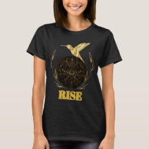 RISE Golden Phoenix Kvinnors Empowerment T-Shirt