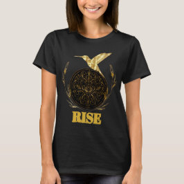 RISE Golden Phoenix Kvinnors Empowerment T-Shirt