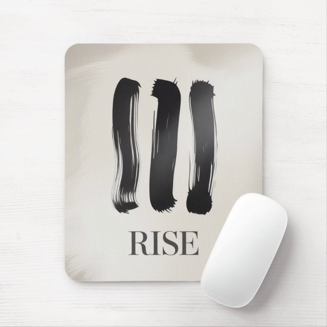 Rise  Inspirational Mousepad for Daily Focus Musmatta (Med mus)