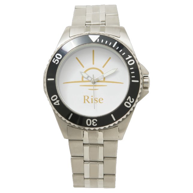 Rise — Minimalist Sunrise Armbandsur (Framsida)