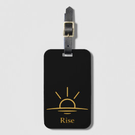 Rise — Minimalist Sunrise Bagagebricka