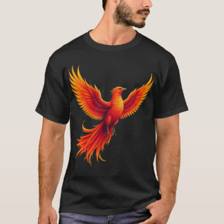 Rise of the Phoenix – Rebirth and Power Design T Shirt