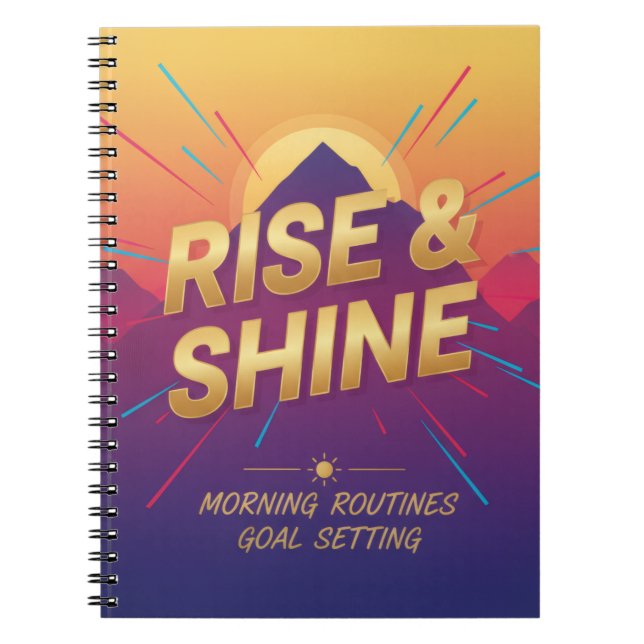Rise & Shine Planner Anteckningsbok (Framsidan)