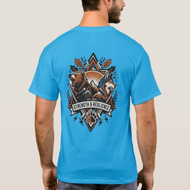 Rise & Thrive Tröja – Björn och Varg Styrka  (Baksida)