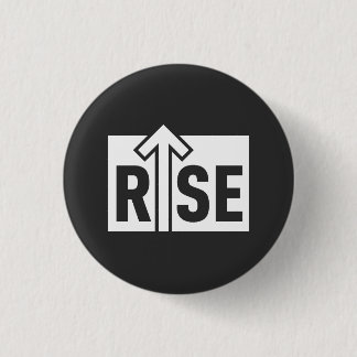 Rise Typographic Uplifting Clean Black Shirt Knapp