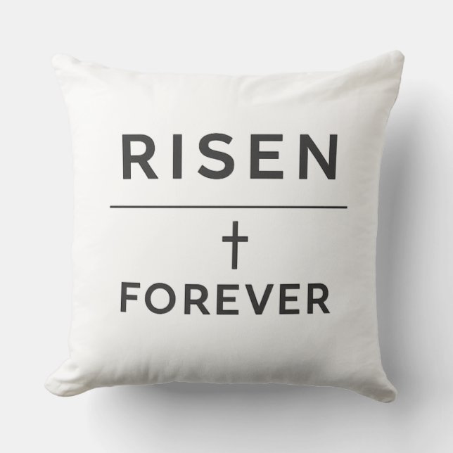 Risen + Forever Sticker  Kudde (Framsida)