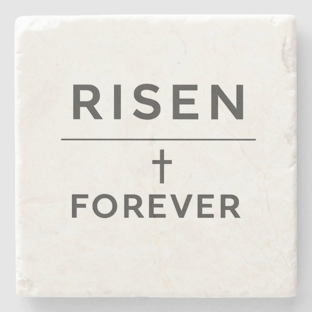 Risen + Forever Sticker  Stenunderlägg (Framsidan)