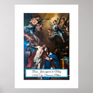 Risen Jesus verkar vara Mary Poster