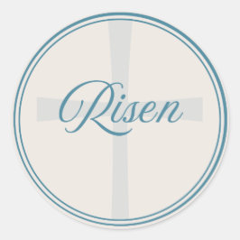 Risen Kor - stor spolförslutning Runt Klistermärke