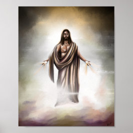 Risen Kristus Print Poster