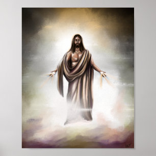 Risen Kristus Print Poster