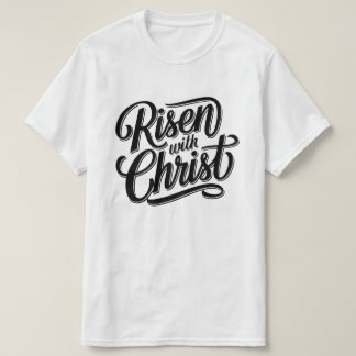 Risen med Kristus T-Shirt - Christian Faith Vuxen