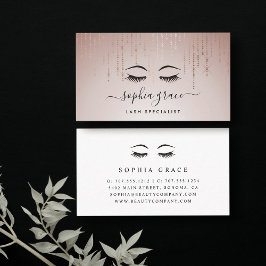 risetiker eller makeup-konstnär visitkort