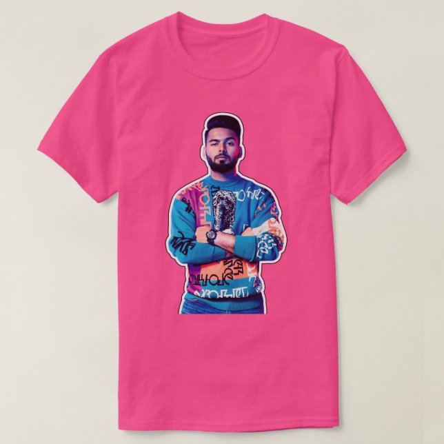 Rishabh Pant 2 T Shirt (Design framsida)