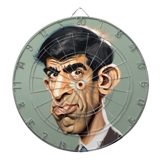 Rishi Sunak 2 Dartboard Darttavla (Framsidan)