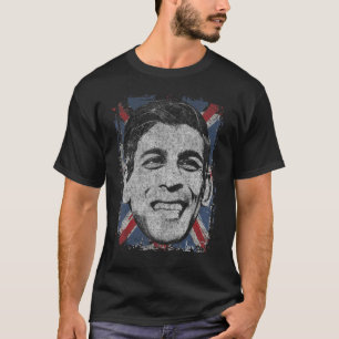 Rishi Sunak brittisk premiärminister Stencil Art T Shirt