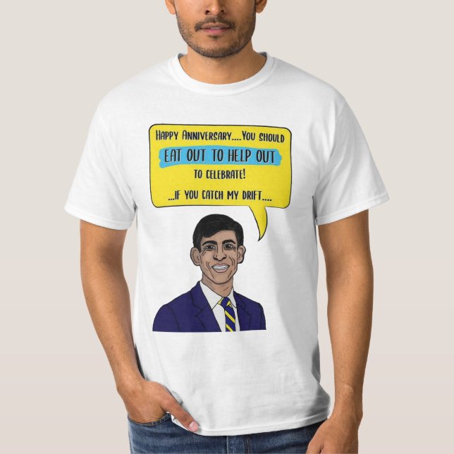 Rishi sunak-citat t shirt (Framsida)