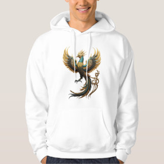 Rising Legacy: Phoenix & Hieroglyphs Hoodie