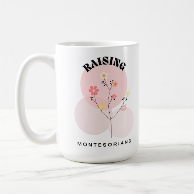 Rising montessorians  kaffemugg (Vänster)