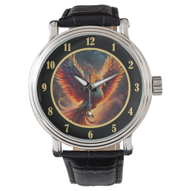 Rising Phoenix Armbandsur (Framsida)