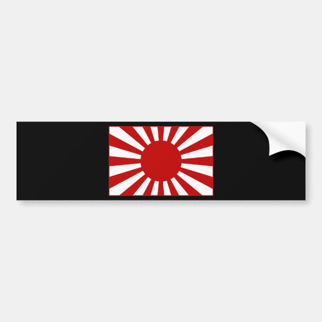 Rising Sun Flag 3 Bildekal (Framsidan)