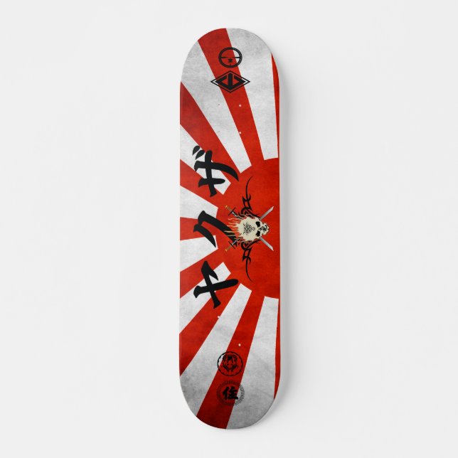 Rising Sun Skateboard Bräda 21,5 Cm (Framsida)