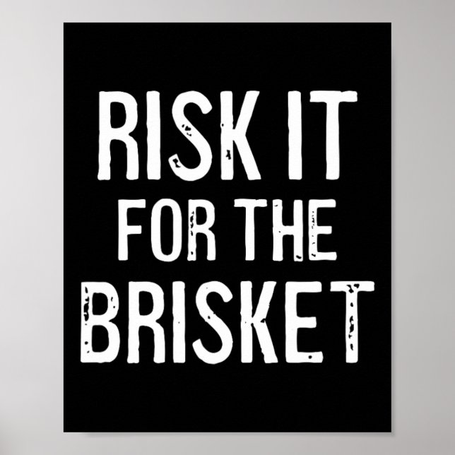 Risk Det För Brisket Poster (Framsidan)