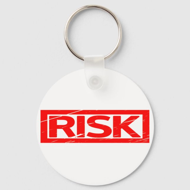 Risk Frimärke Nyckelring (Framsida)