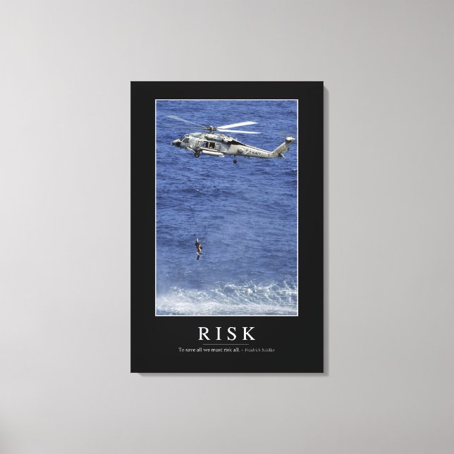 Risk: inspirationsoffert 1 canvastryck (Framsida)