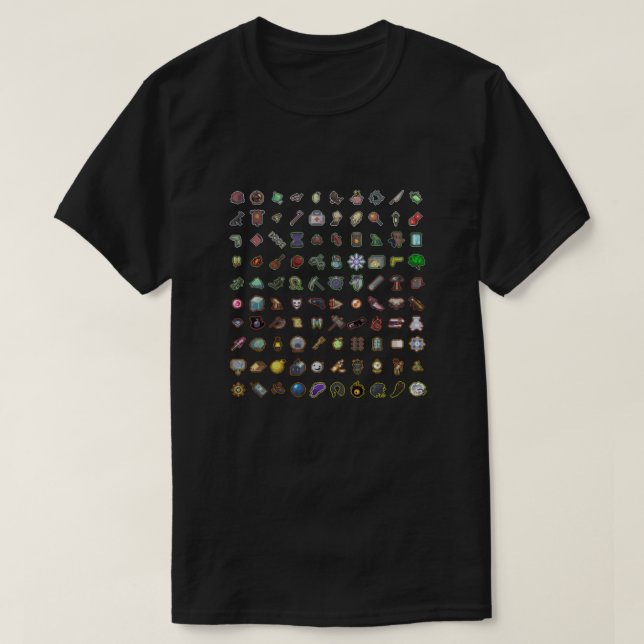 Risk of Rain Items Classic T Shirt (Design framsida)