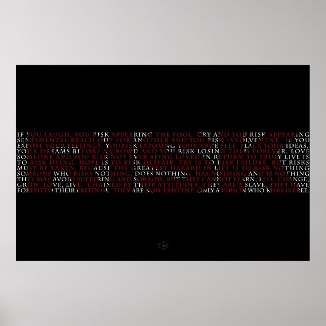 Risk Poster (Framsidan)