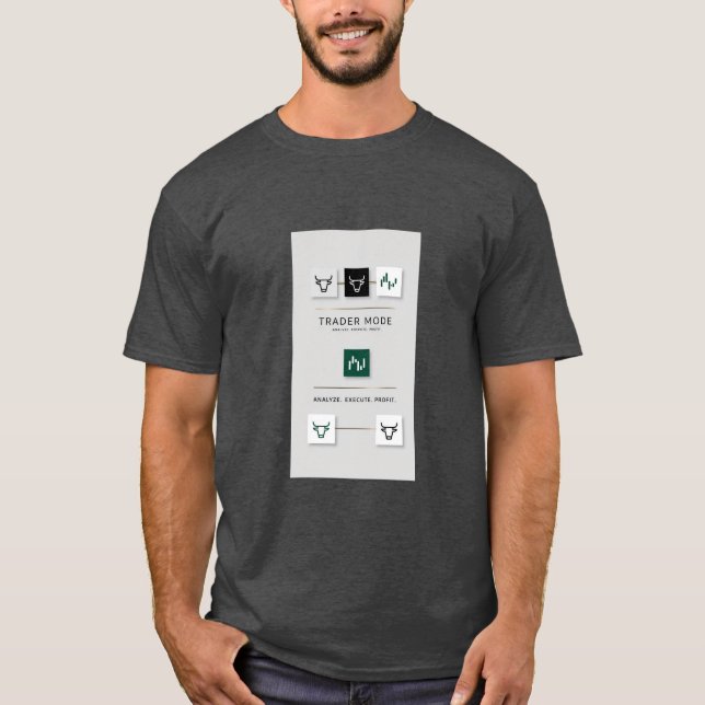 Risk. Reward. Upprepa. - Pro Trader Tee (Framsida)