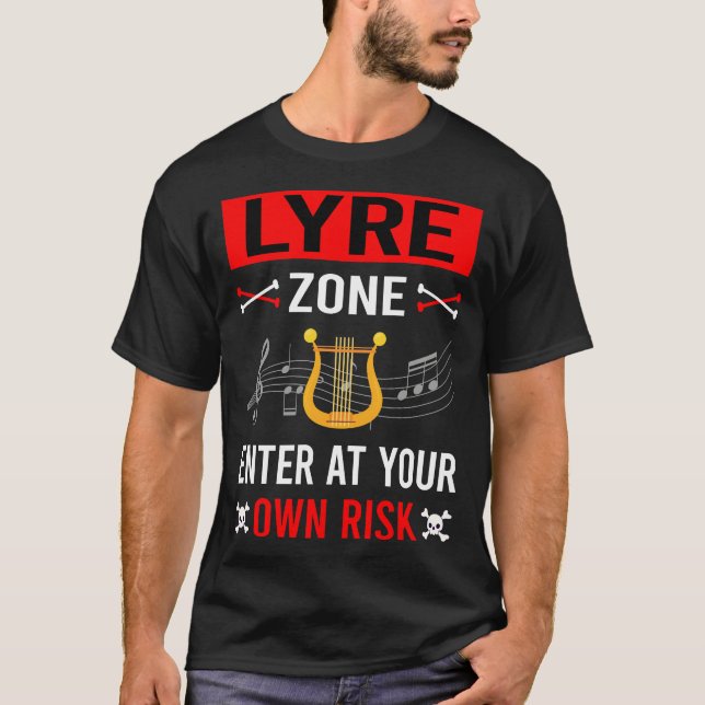 Risk Zon Lyre T Shirt (Framsida)