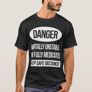 Risken för potentiellt instabil, ej fullständigt m t shirt