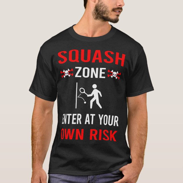 Riskens Zona kvadrat T Shirt (Framsida)