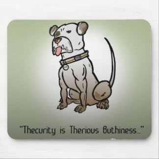 riskera, & cody "säkerhet riskerar" Mousepad Musmatta