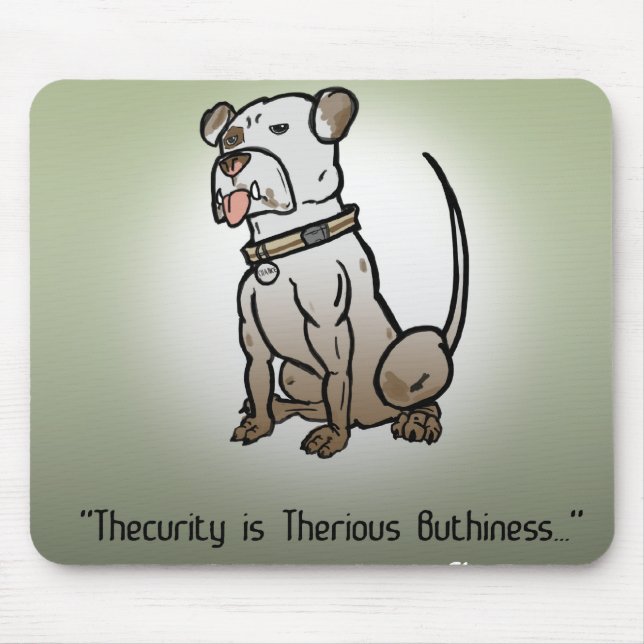 riskera, & cody "säkerhet riskerar" Mousepad Musmatta (Framsidan)